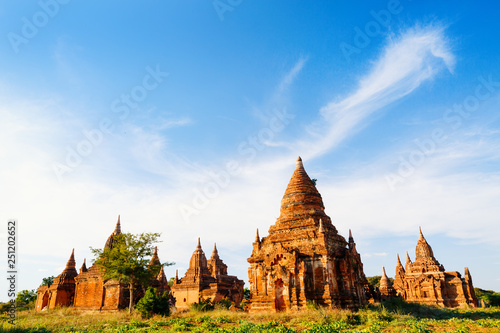 Stunning landscape of Bagan temples