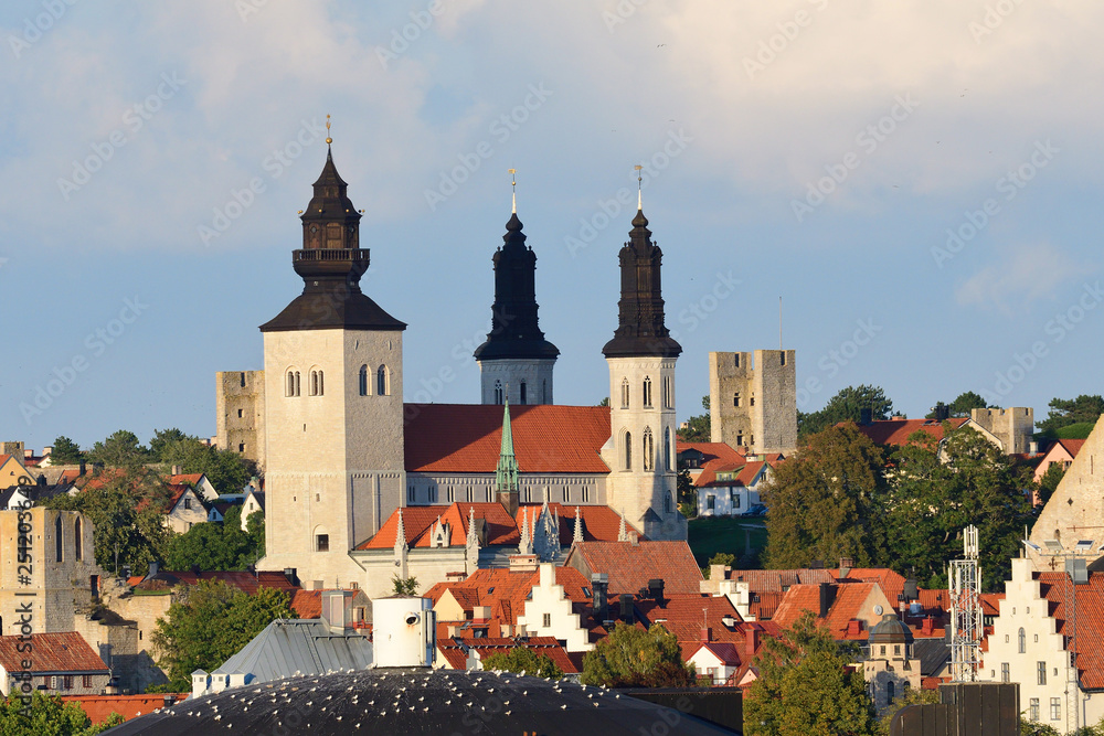 Fototapeta premium Blick auf Visby auf Gotland