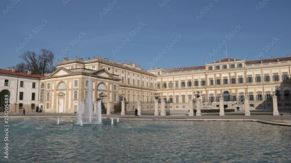 Villa Reale di Monza in Italia, Royal Villa in Monza in Italy Villa Reale di Monza in Italia, Royal Villa in Monza in Italy