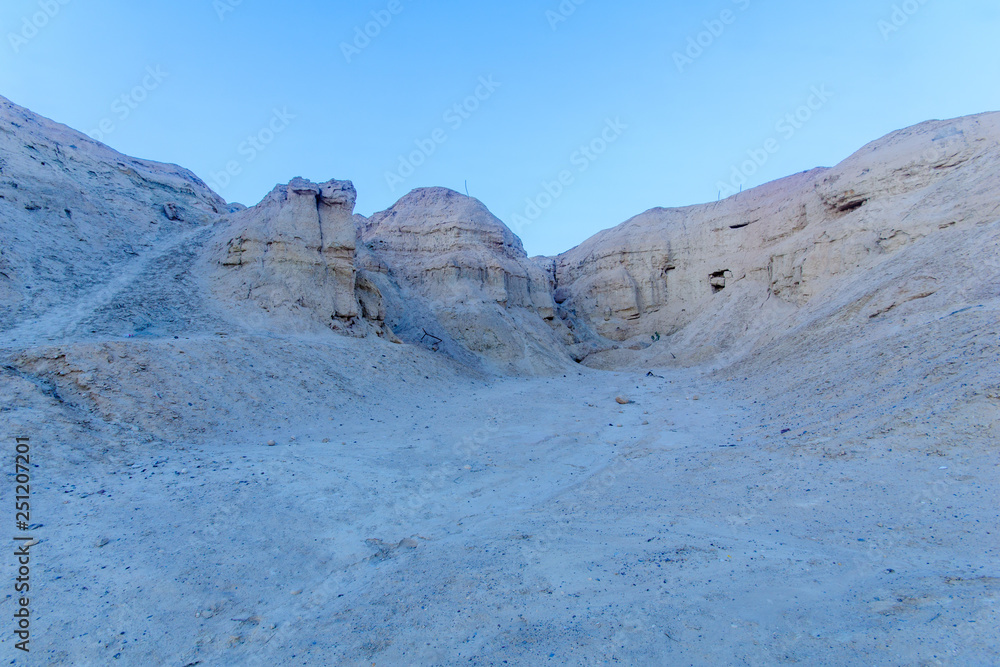 Marlstone rock formation, in Neot HaKikar