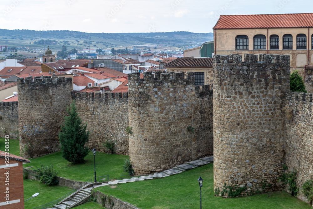 Walls of the city of Plasencia (spain)