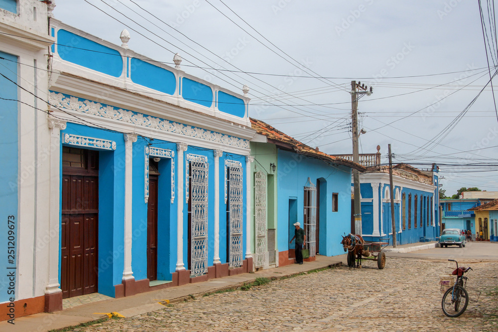 Naklejka premium Exploring Trinidad, Cuba