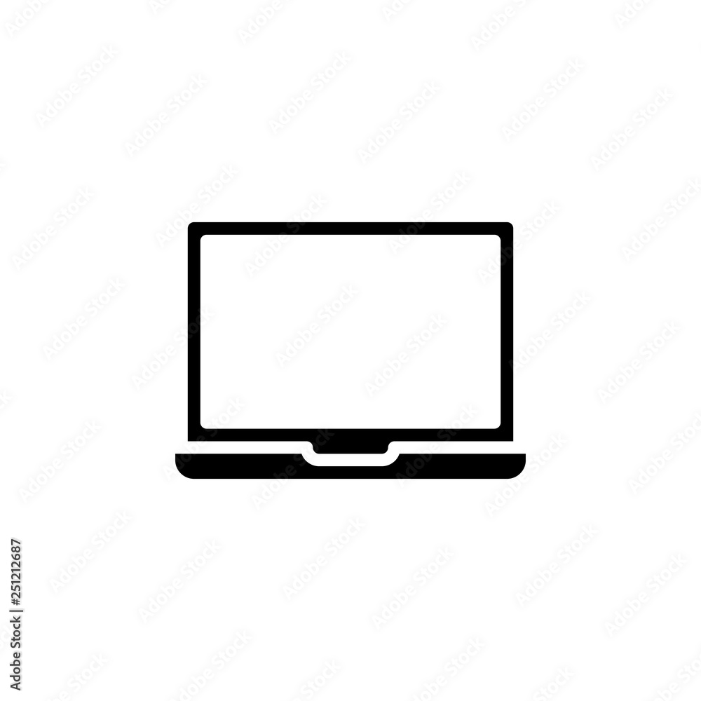 Laptop icon vector. Laptop vector design. sign design. flat style. Vector EPS 10 Laptop icon vector. Laptop vector design. sign design. flat style. Vector EPS 10