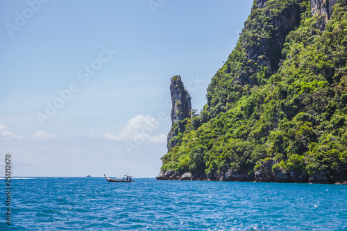 tropical islands in the sea