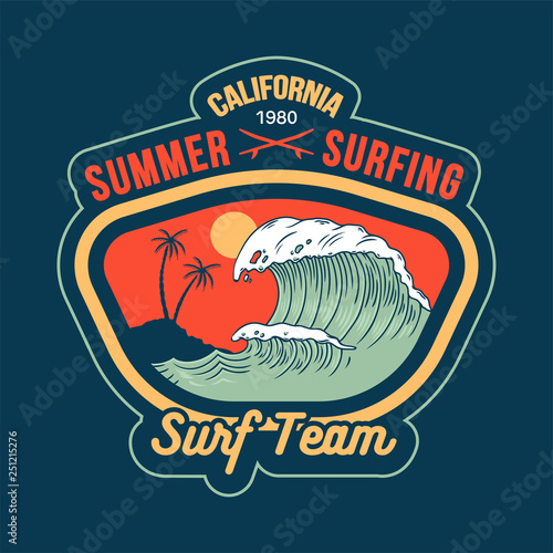 Big wave print 