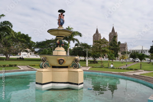 Fountain on the Square in Basseterre, St. Kitts