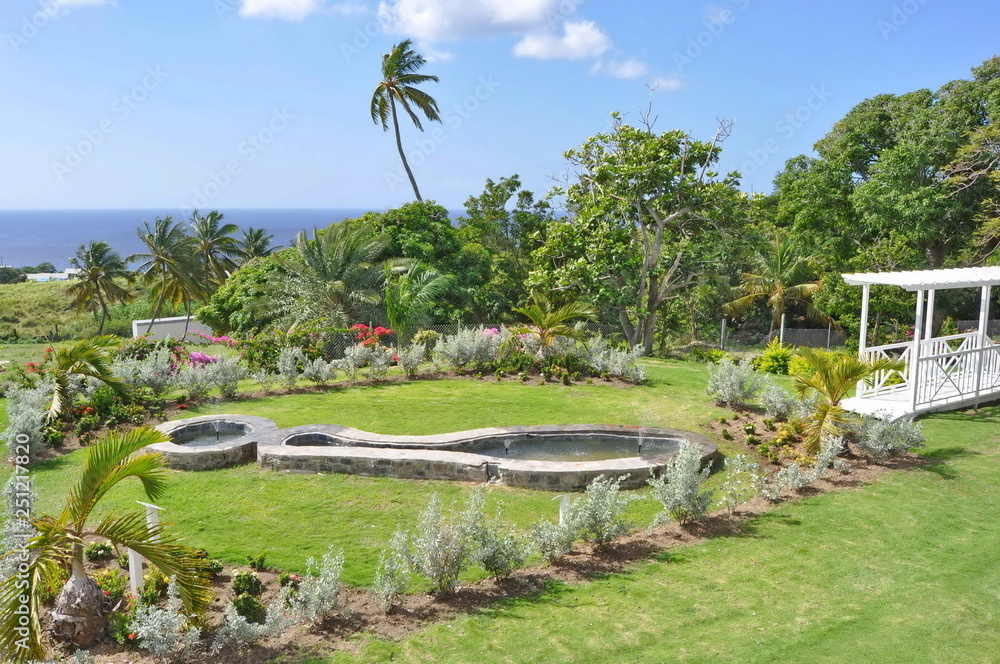 Nice Garden in St. Kitts Nice Garden in St. Kitts