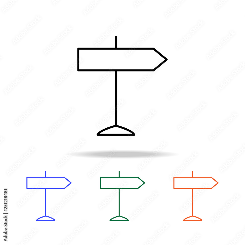 traffic sign of direction icon. Elements of simple web icon in multi color. Premium quality graphic design icon. Simple icon for websites, web design, mobile app, info graphics traffic sign of direction icon. Elements of simple web icon in multi color. Premium quality graphic design icon. Simple icon for websites, web design, mobile app, info graphics