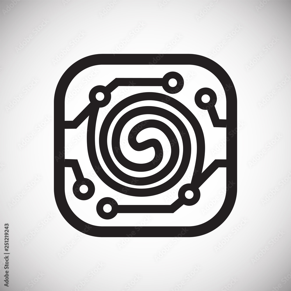 Electronic circuit icon on white background for graphic and web design, Modern simple vector sign. Internet concept. Trendy symbol for website design web button or mobile app Electronic circuit icon on white background for graphic and web design, Modern simple vector sign. Internet concept. Trendy symbol for website design web button or mobile app