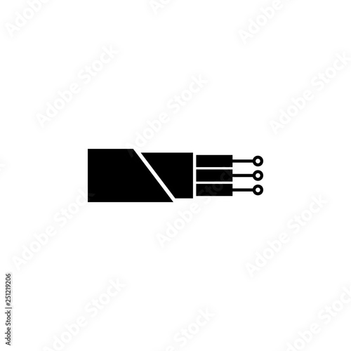 fiber optic cable icon. Element of internet connection icon. Premium quality graphic design icon. Signs and symbols collection icon for websites, web design, mobile app