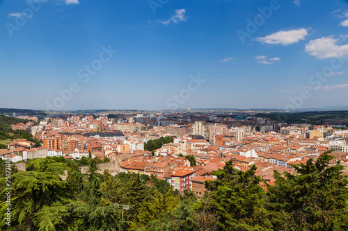 Burgos, Spain. Scenic view of the city from the hill