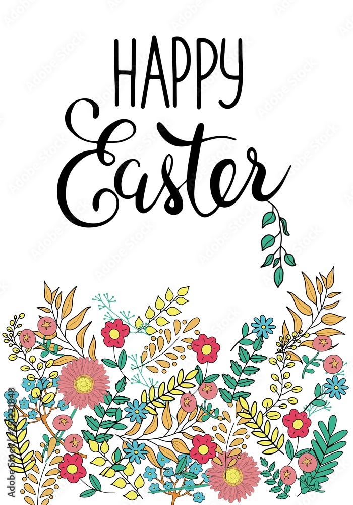 Obraz premium easter holiday card