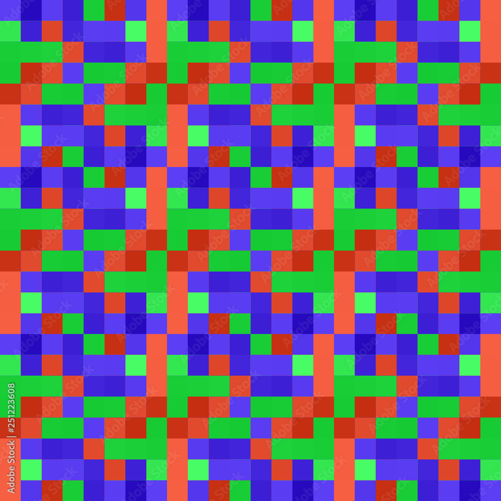 Seamless pattern background from a variety of multicolored squares. Seamless pattern background from a variety of multicolored squares.