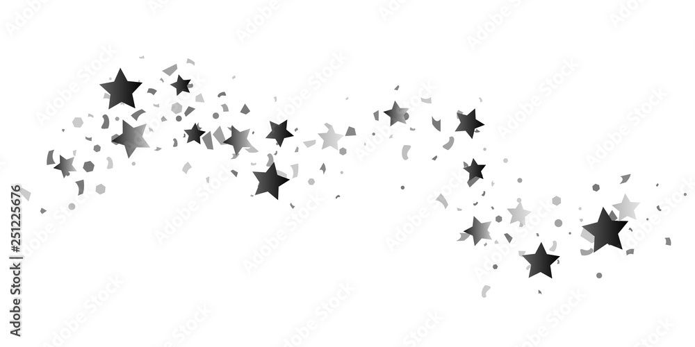 
Silver glitter confetti