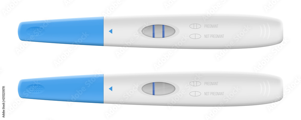 Creative vector illustration of positive, negative 2 lines pregnancy test kits isolated on transparent background. Art design pregnant, childbirth template. Abstract concept graphic element Creative vector illustration of positive, negative 2 lines pregnancy test kits isolated on transparent background. Art design pregnant, childbirth template. Abstract concept graphic element