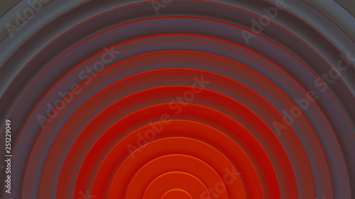 Background with circles in a paper style. With a variety of colors.