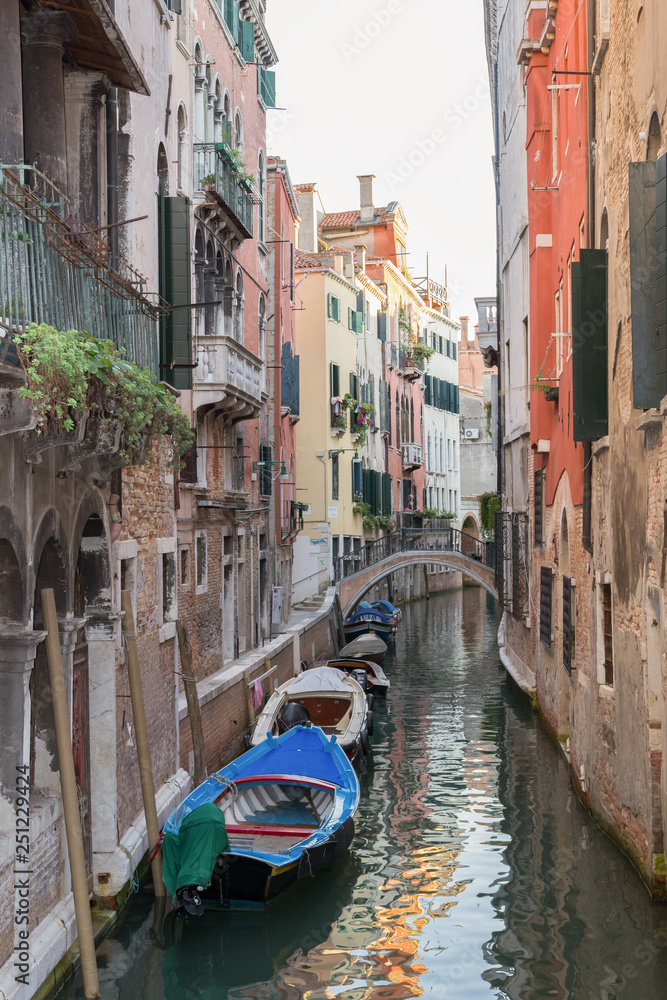 narrow venetian canal