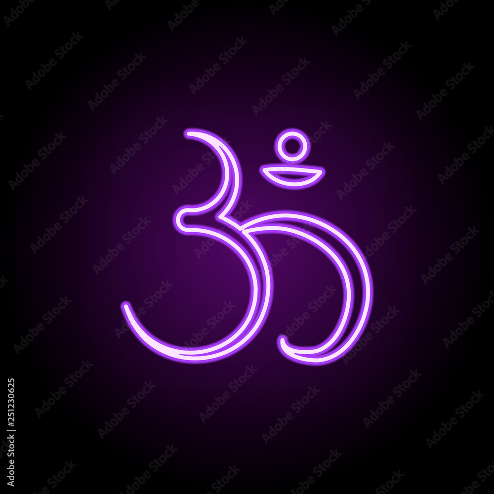 hinduizm outline icon. Elements of religion in neon style icons. Simple icon for websites, web design, mobile app, info graphics hinduizm outline icon. Elements of religion in neon style icons. Simple icon for websites, web design, mobile app, info graphics