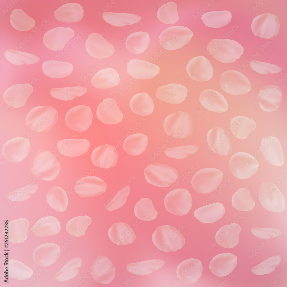 Beautiful pink abstract background with transparent petals. Greeting card Happy Valentine's Day, Women's Day, Wedding day, wallpaper, flyers, posters or wedding invitation background party design Beautiful pink abstract background with transparent petals. Greeting card Happy Valentine's Day, Women's Day, Wedding day, wallpaper, flyers, posters or wedding invitation background party design