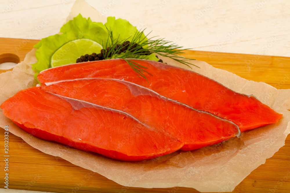 Salted salmon