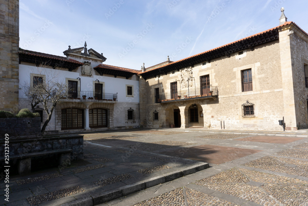 Facade of the town hall of Camargo Cantabria Spain