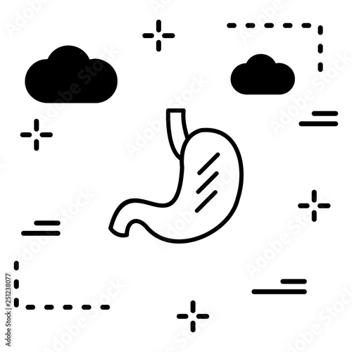 Vector Stomach Icon