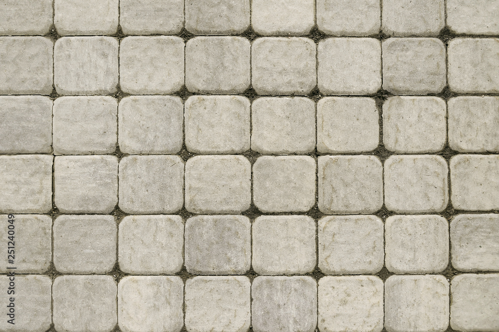 Obraz premium Grey granite pavement background texture