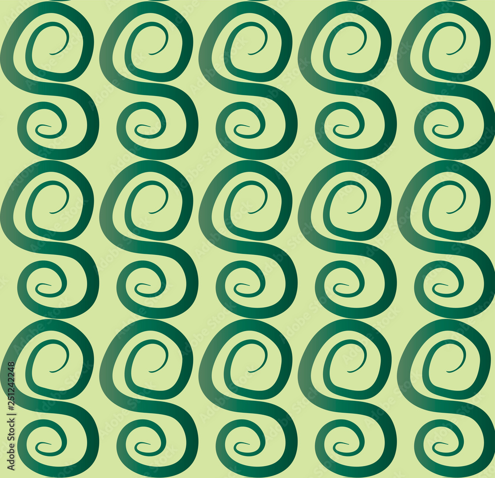 Vector seamless pattern with abstact symbols.