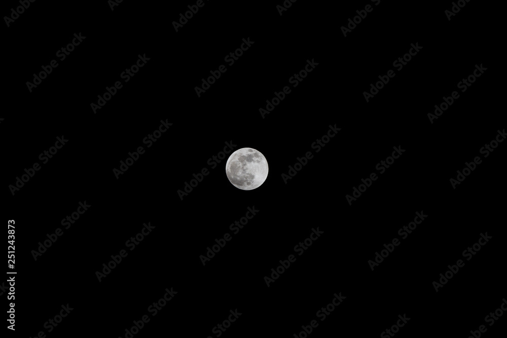 BELLEVUE, USA - January 20–21, 2019: Total Lunar Eclipse (Blood Moon), the total phase being visible from North and South America, Europe and western Africa BELLEVUE, USA - January 20–21, 2019: Total Lunar Eclipse (Blood Moon), the total phase being visible from North and South America, Europe and western Africa