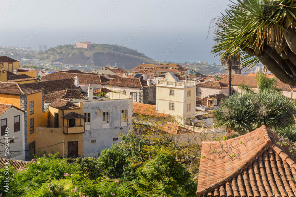 Orotava town panorama in Tenerife