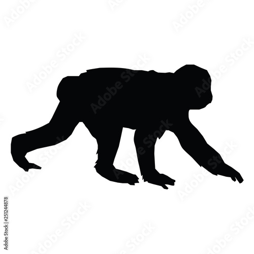 Toque silhouette vector illustration image 