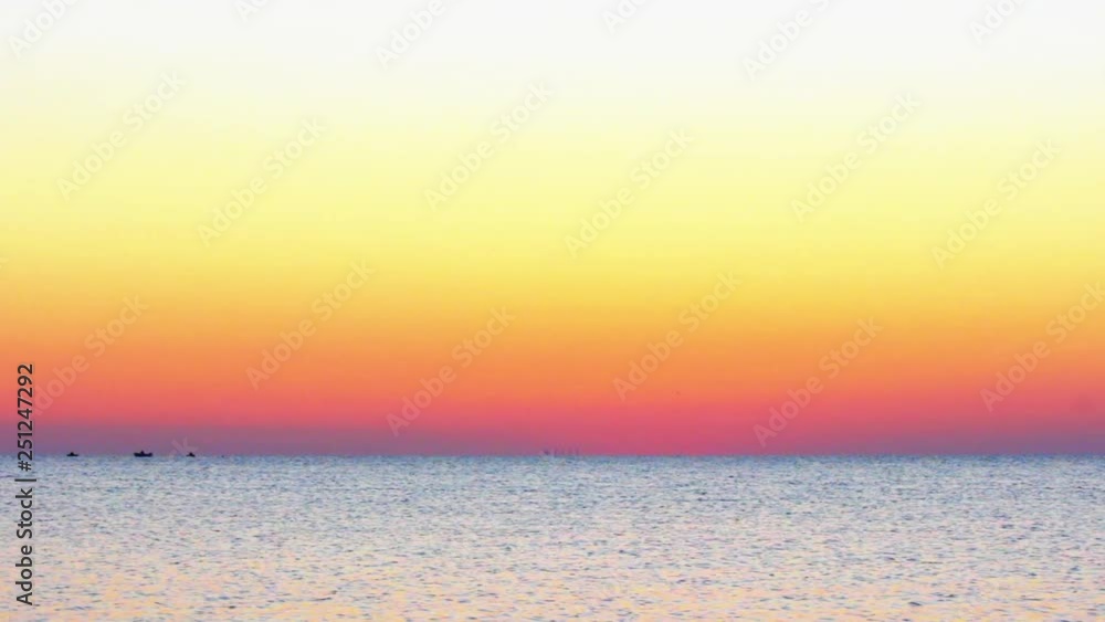 At dawn, seagulls fly over the sea At dawn, seagulls fly over the sea