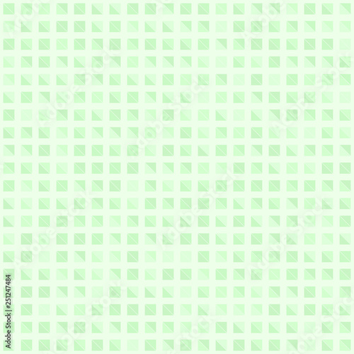 Green triangle pattern. Seamless vector