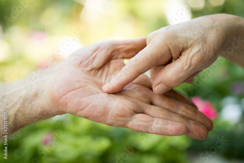 Senior Hands Holding © ellisia