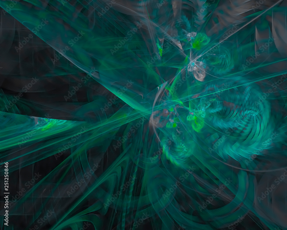 abstract digital fractal, beautiful design