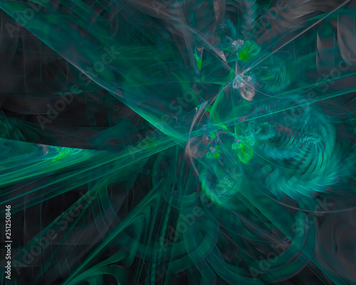 abstract digital fractal, beautiful design