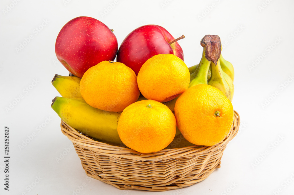 apples close up. bananas close up. fruit assortment apples close up. bananas close up. fruit assortment