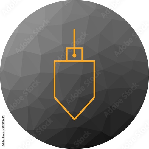  Vector Plumb bob Icon