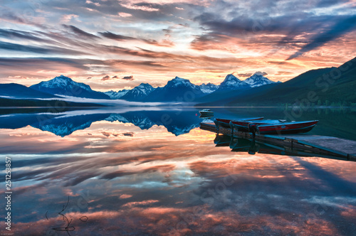 Sunrise Lake McDonald, Glacier National Park