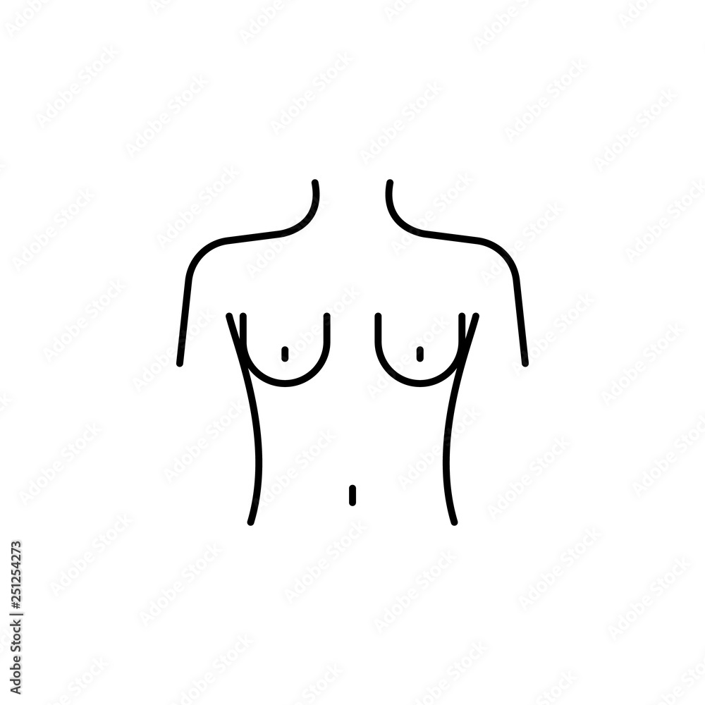 breast, plastic surgery icon. Element of plastic surgery for mobile concept and web apps icon. Thin line icon for website design and development, app development breast, plastic surgery icon. Element of plastic surgery for mobile concept and web apps icon. Thin line icon for website design and development, app development