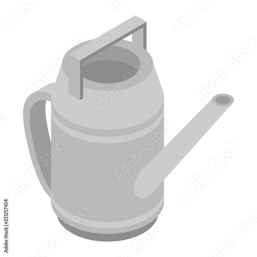 Watering can icon. Isometric of watering can vector icon for web design isolated on white background