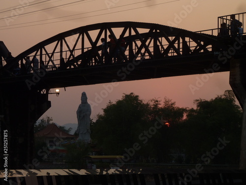 Train Bridge at sunset