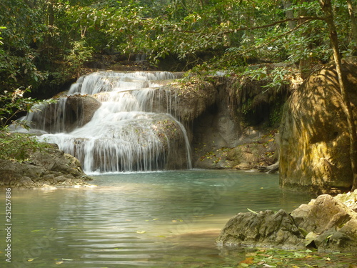Waterfall with steps