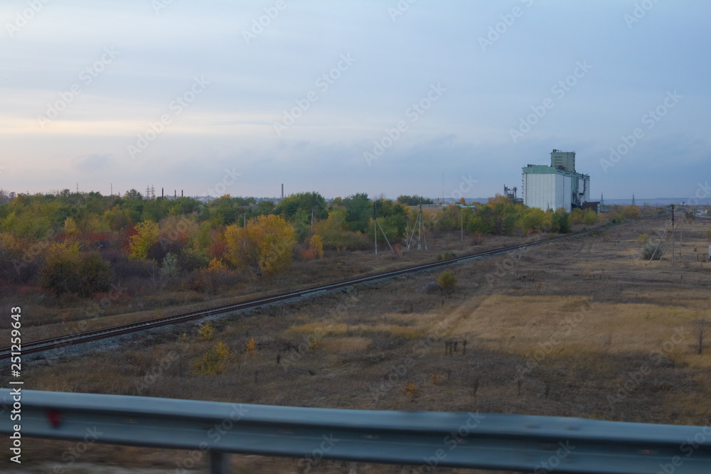 Sernovodsk village in the fall Sernovodsk village in the fall