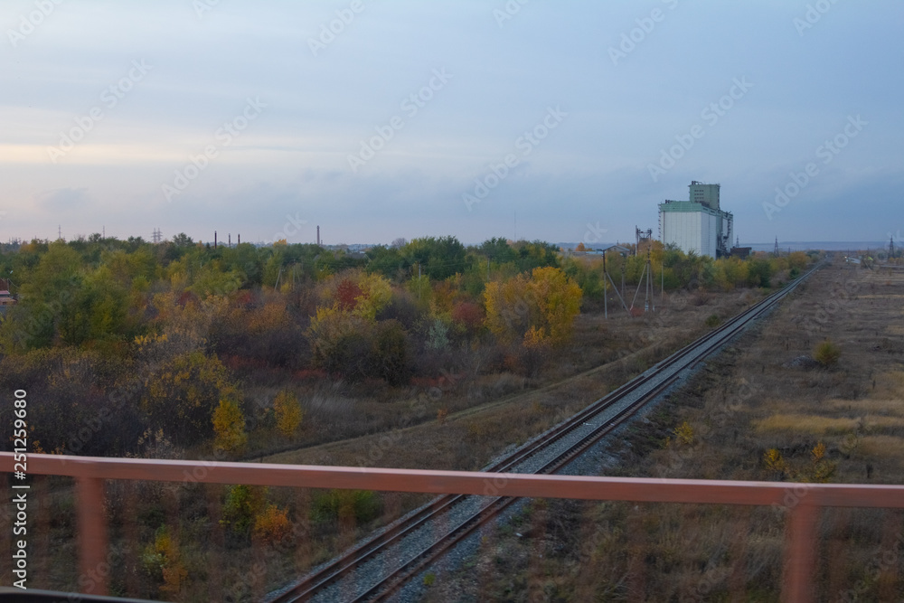 Sernovodsk village in the fall Sernovodsk village in the fall