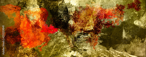 texturen malerei erdfarben banner