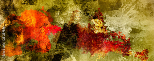 texturen malerei erdfarben banner