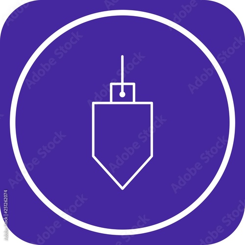  Vector Plumb bob Icon