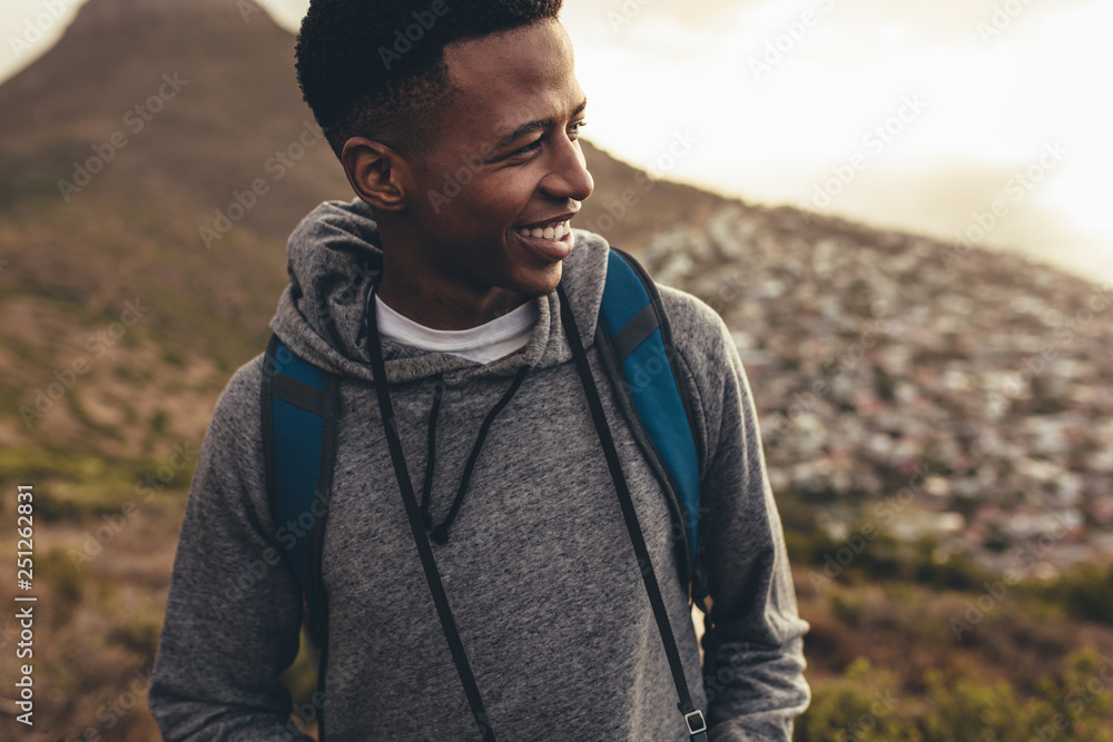 Social media influencer on hiking trip Social media influencer on hiking trip