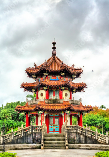 Pavilion at the 228 Peace Memorial Park in Taipei, Taiwan © Leonid Andronov